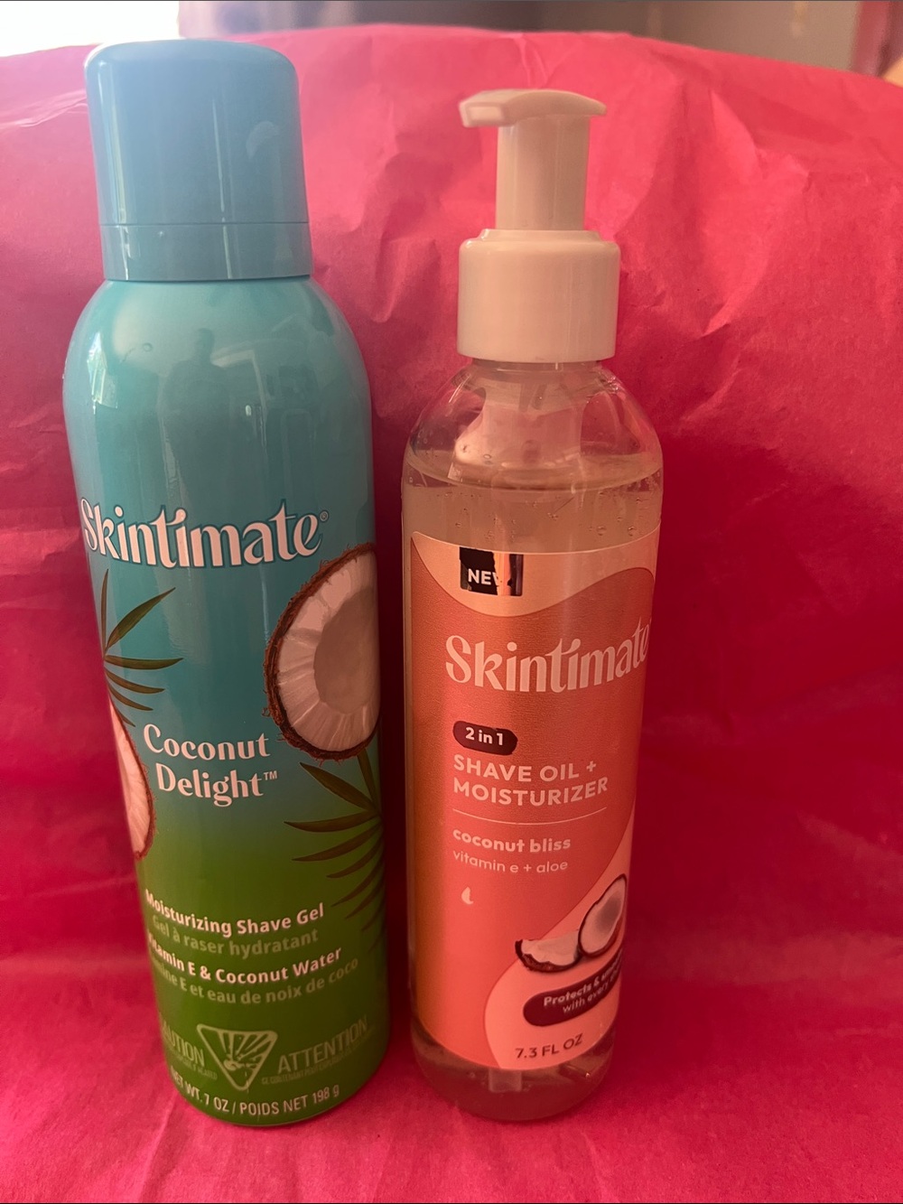Skintimate Coconut Delight Shave Gel & Shave Oil Duo